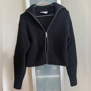 Everlane 100% Organic Cotton Zip Sweater